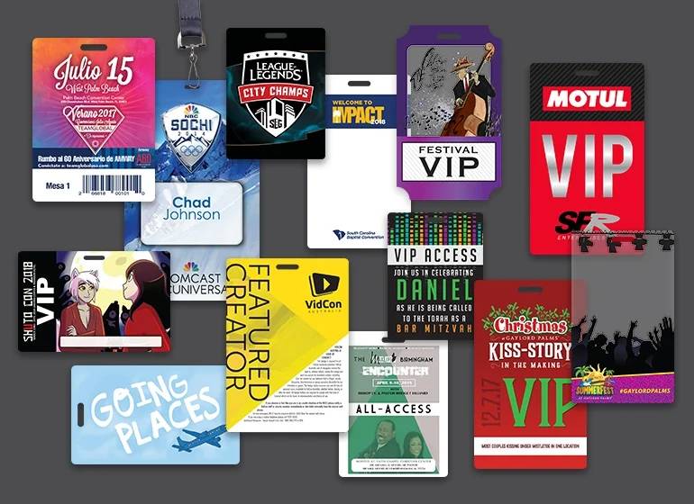 badge printing services